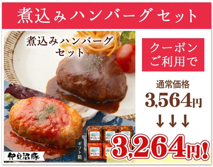 煮込みハンバーグセット