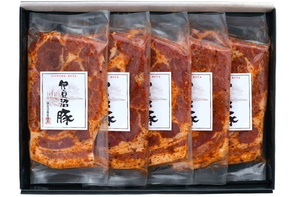 伊豆沼豚肩ロース香草漬け【5枚入】